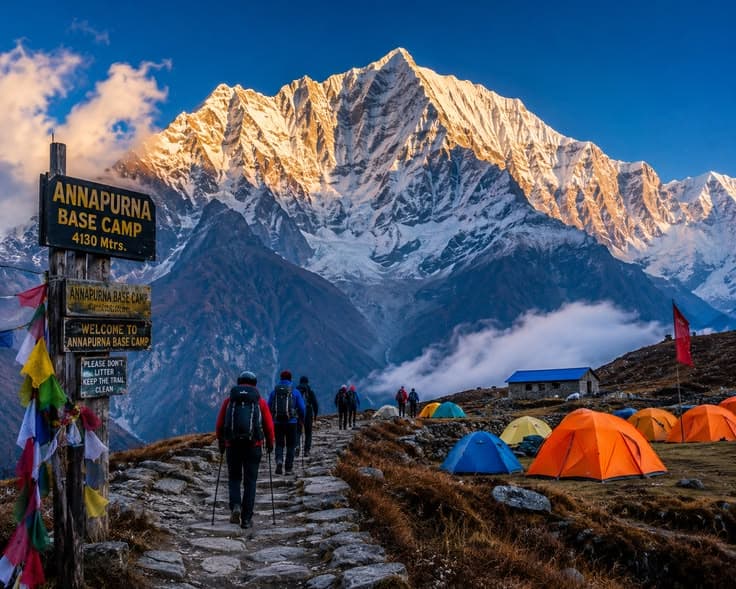 Snowy Himalayan peaks